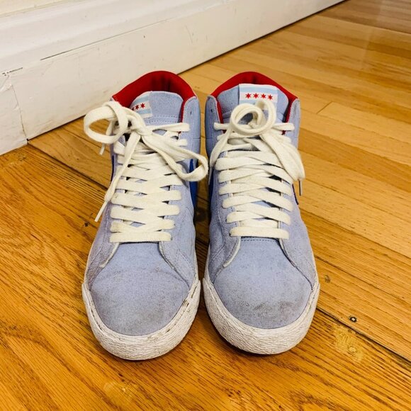 Nike Sb Blazer Chicago Ice Blue 2008 Size 9 - Picture 10 of 16